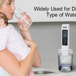 4-in-1 Digital Water Quality Tester TDS EC Meter, Range 0 to 9990 Multifunctional Water Purity Temperature TEMP PPM Tester