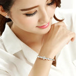 925 Sterling Silver Lucky Charm Bracelet Cuff Bracelets For Women Bangles Fashion Jewelry