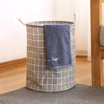 Laundry Basket Cotton & Linen Large Foldable Laundry Hamper Waterproof Laundry Organizer