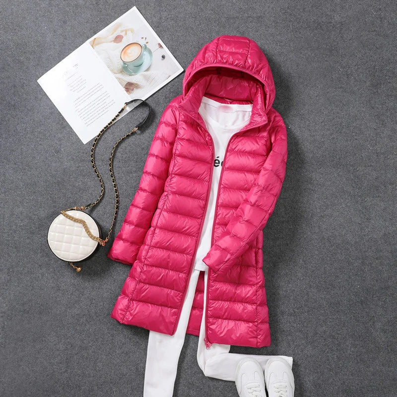 Women’s Hooded Quilted Winter Jacket - Warm, Stylish, & Cozy (M-5XL)