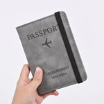 Travel Document Card Holder grey