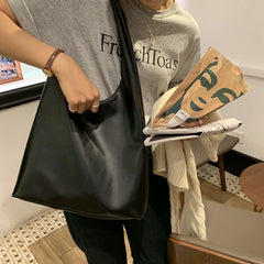 Weekender Oversized Casual Women's Bag Faux Leather Tote Handbag Large Capacity