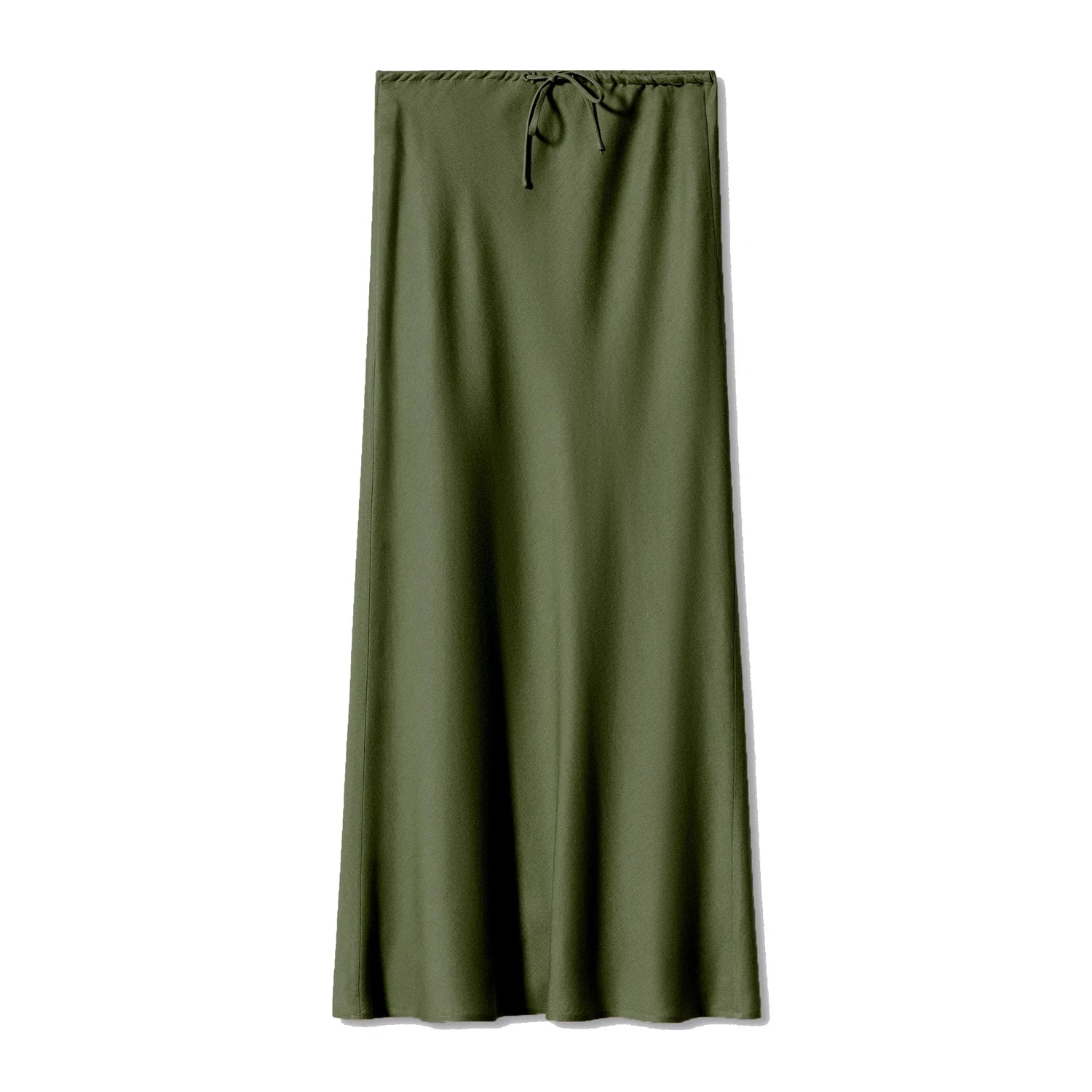 Green skirt on a white background