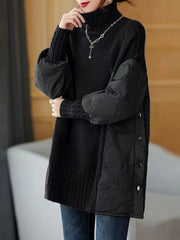 Long Sleeve Turtleneck Korean Sweaters Tops Fashion Loose Women's Sweater Pullovers