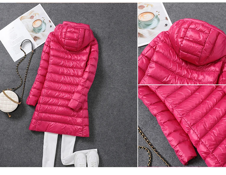 Women’s Hooded Quilted Winter Jacket - Warm, Stylish, & Cozy (M-5XL)