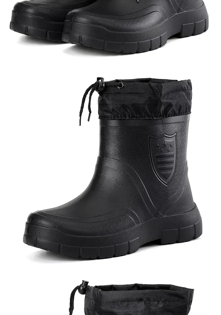 Unisex Ultra-Warm Insulated Winter Ankle Boots with Non-Slip Sole Waterproof