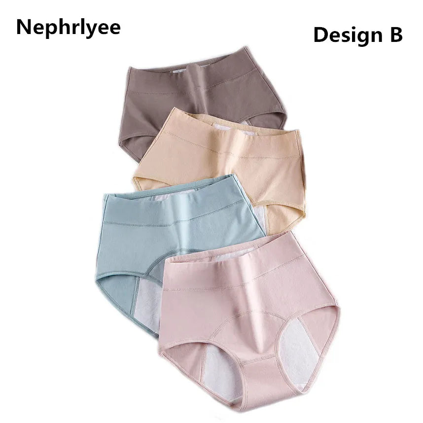 Leak Proof Menstrual Panties Period Panties Cotton Underwear Waterproof Overnight Briefs