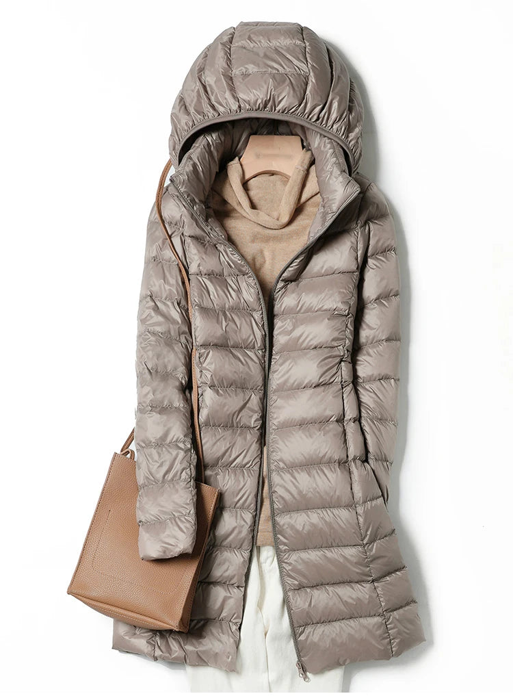 Women’s Hooded Quilted Winter Jacket - Warm, Stylish, & Cozy (M-5XL)