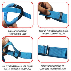 Kids Gymnastics Rings with Adjustable Straps – Non-Slip Swing Rings for Exercise, Pull-Up, Fitness & Play – Indoor Outdoor Gym Equipment