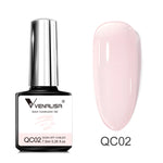 Quick Construction Nail Gel Semi Transparent Jelly Color Nail Gel Polish Strengthener Soak Off UV LED Nude Pink Gel