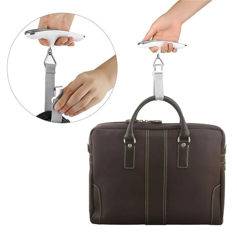 Luggage Scale Portable Digital Hanging T-Shaped LCD 50kg/110lb Suitcase Weight Travel Electronic Belt