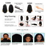 Luxury Kinky Straight Lace Front Wig – Natural Look, Full Volume & Soft Texture