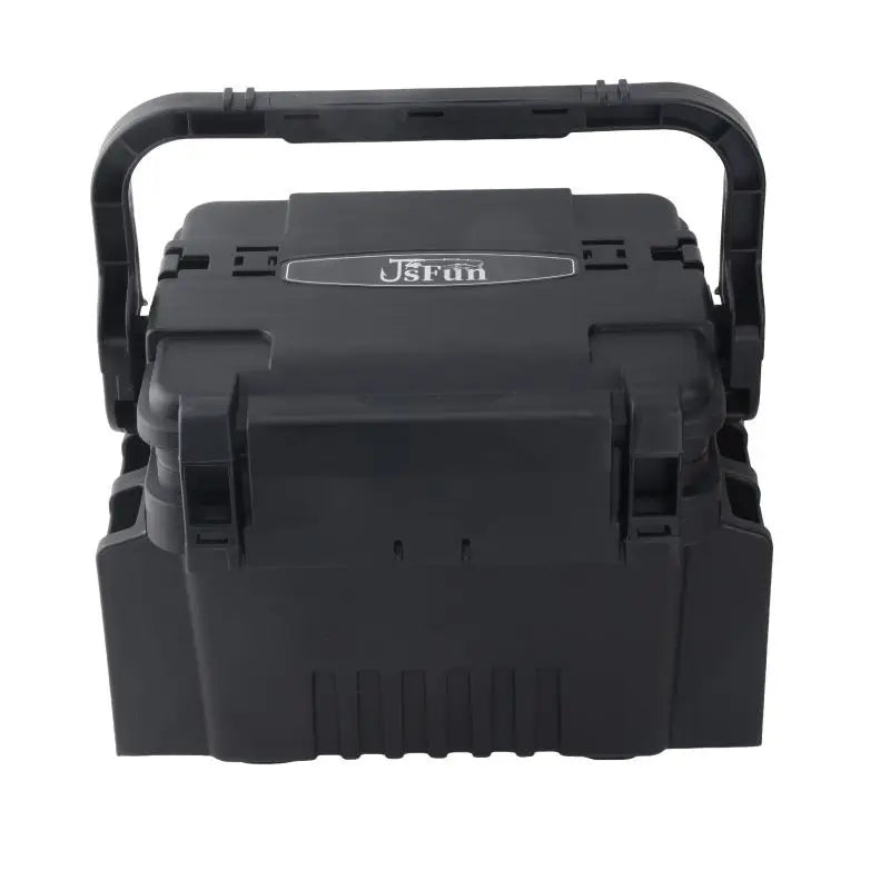 Black toolbox with 'JS Fun' branding on a white background