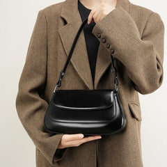 Underarm Genuine Leather Handbag Vintage Shoulder Bag Luxury Bags High Quality Leather Purse