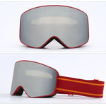 Ski Snowboard Goggles Unisex Skiing Eyewear Mask UV 400 Snow Protection Double Anti-Fog Cylindrical Design