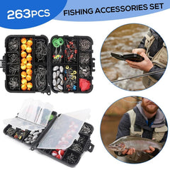 Fishing Accessories Set With Tackle Box