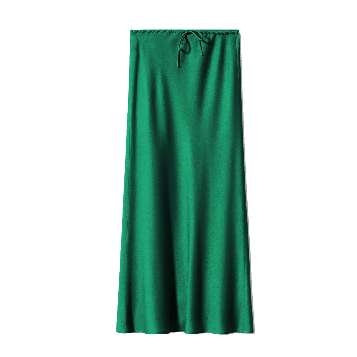 Green skirt on a white background