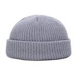 Winter Warm Beanies Casual Short Thread Hat Streetwear Unisex Warm Knit Cap