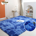 Rainbow Fluffy Carpet For Living Room Plush Rug For Bedroom Hallway Great For the Holidays