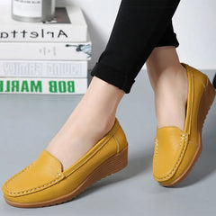 Women's Wedge Heel Shoes yellow