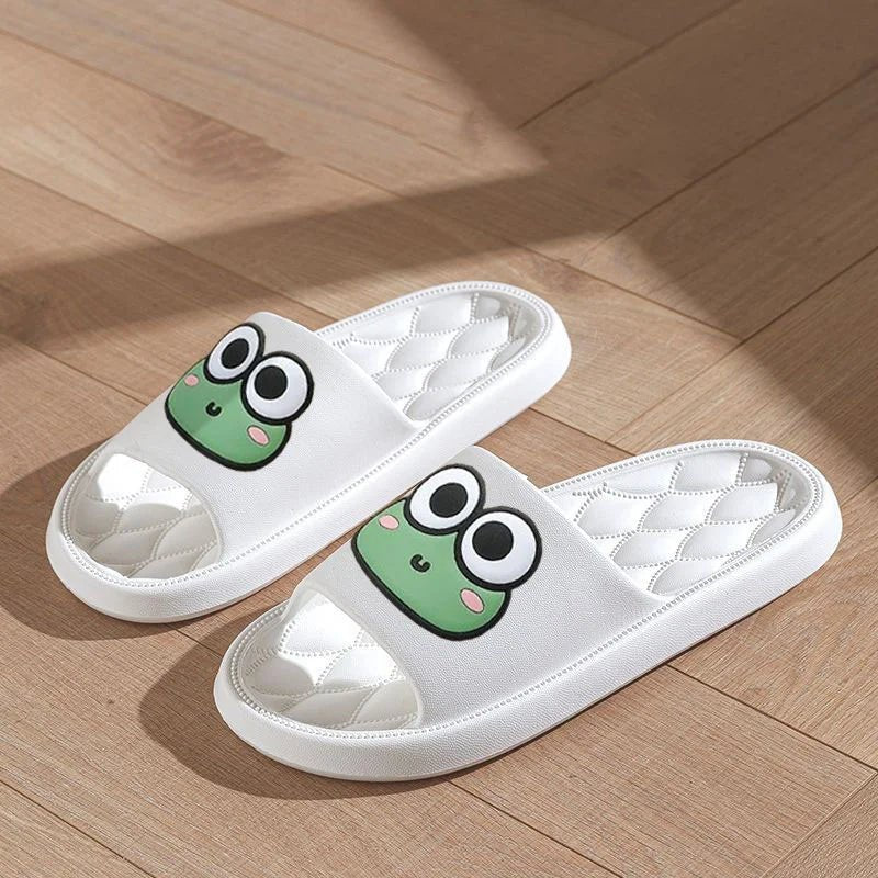 Adorable Frog-Face Slippers – Cute, Comfortable & Stylish Slide Sandals