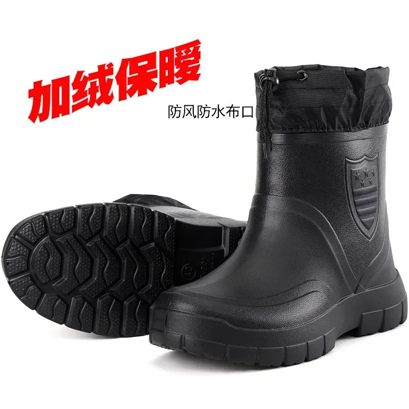 Unisex Ultra-Warm Insulated Winter Ankle Boots with Non-Slip Sole Waterproof