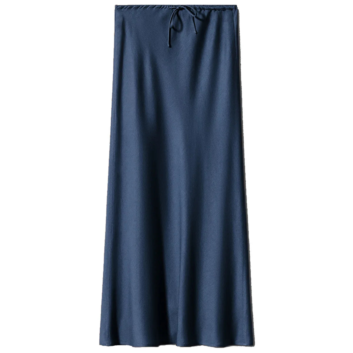 Navy blue skirt on a white background