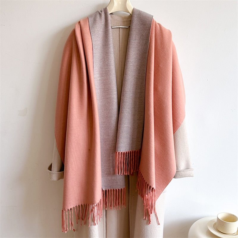 Cashmere Warm Scarf Women's Shawl Wrap Warm