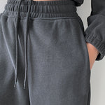 High Waist Jogger Wide Leg Trousers