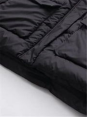 Plus Size Women's Winter Puffer Jackets Hooded Long Thick Cotton Interlayer Inside Large Size 5XL Warm Coat