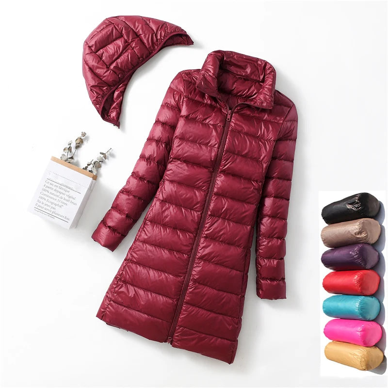 Women’s Hooded Quilted Winter Jacket - Warm, Stylish, & Cozy (M-5XL)