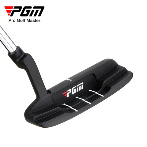 Black golf putter with PGM logo on a white background