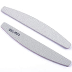 5-10Pcs/Lot Nail File Mix Color Nail Shaper 80/100 Grit Professional Sandpaper Cuticle Remover Buffer Files Manicure Tool