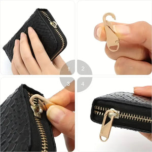 10-Piece Zipper Slider Puller Instant Zipper Repair Bag Replacement for Bad Buckle Travel Bag Suitcase Zipper Head DIY Sewing Craft