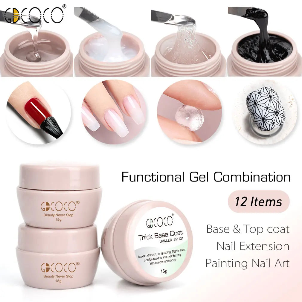 Reinforce Gel Keep Nail C Arc UV Construction Gel Thick Base Coat Hard Painting Gel Lacquer 5D Modelling Gel