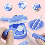 9 Piece Toy Dentist Set Montessori Educational Toys for Children Dentist Tooth Model & Dental Play Tools for Kids