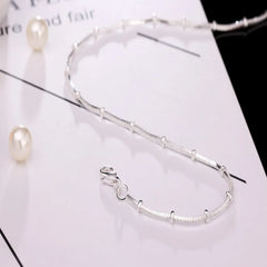 925 Sterling Silver Chain Necklace Snake Chain Simple Beads For Women Wedding Fashion Jewelry Christmas Birthday Gifts