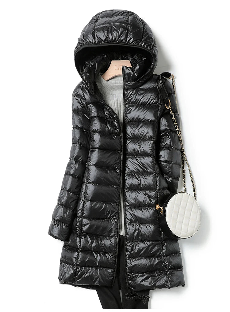 Women’s Hooded Quilted Winter Jacket - Warm, Stylish, & Cozy (M-5XL)