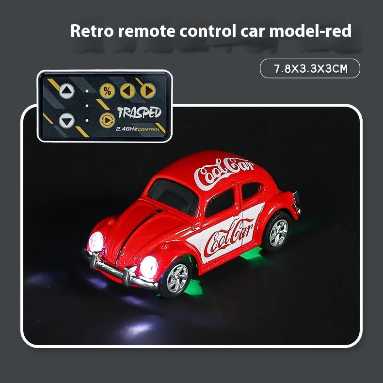 Mini Remote Control Alloy Toy Car with Mobile Phone Control – Wireless Beetle Car for Kids & Adults
