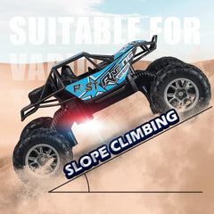 4-Way Remote Control Off-Road Car with Lights & Anti-Slip Tires – Kids Outdoor Climbing Toy