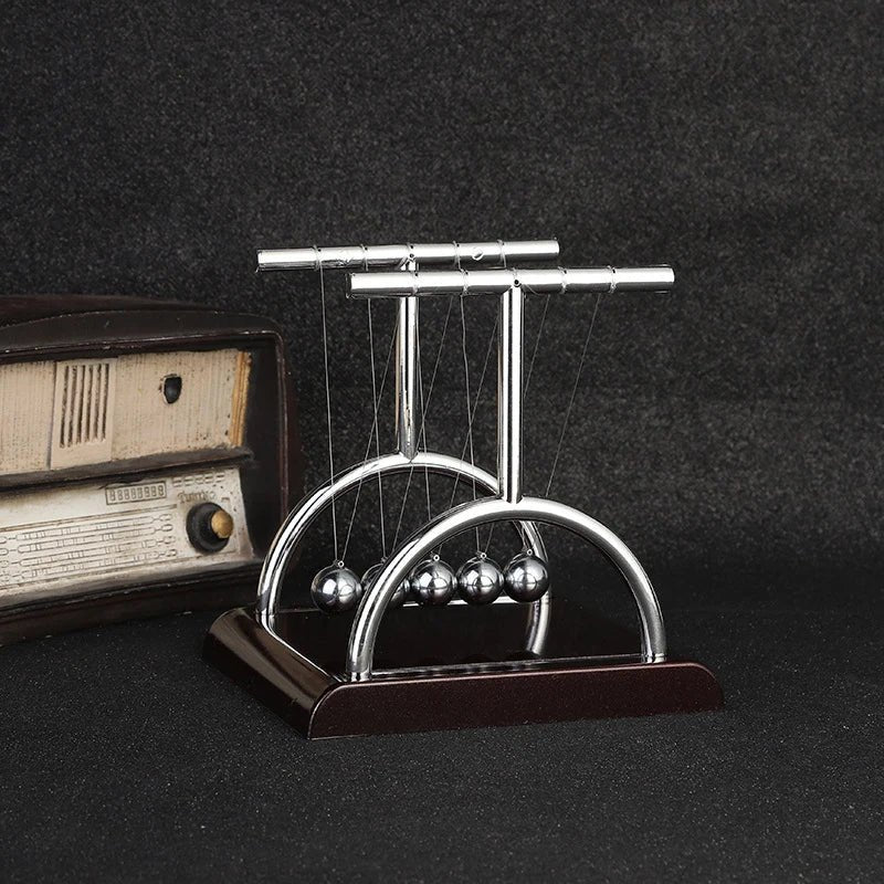 Newton's Cradle Balance Balls Pendulum Desk Toy Physics Science Kinetic Motion Office Decor Gift