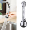 Flexible Faucet Extension 2 Modes 360° Rotatable High Pressure Faucet Extender Water Saving Bathroom Kitchen Accessory