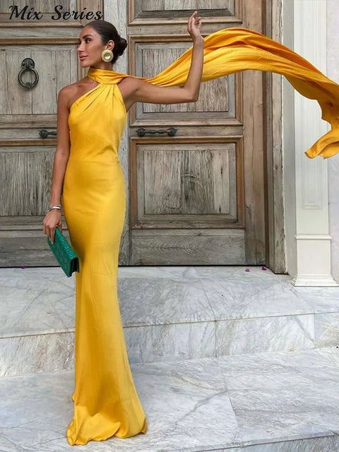 Maxi dress Yellow