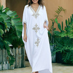 Boho Dress, Plus Size Summer Dress for Women, Bohemian Maxi Tribal Hippie Dress