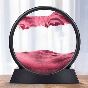 Moving Sand Art 3D Hourglass Frame Deep Sea Sandscape In Motion Home Decor