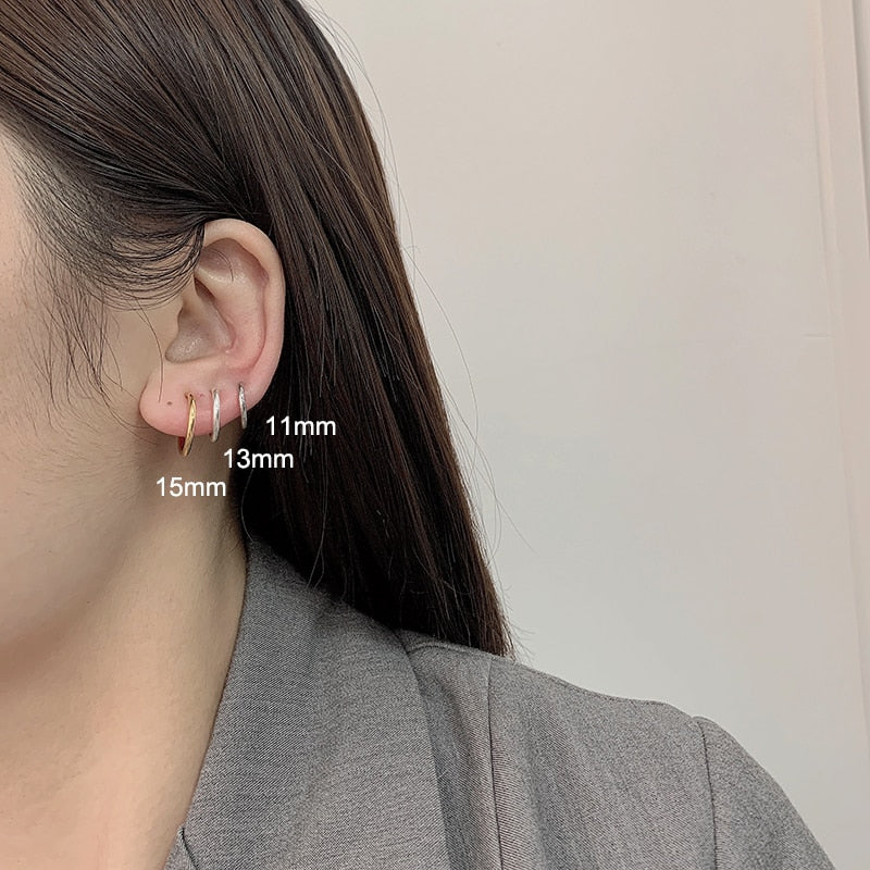 Clip On Earrings, Non Pierced Hoop Earrings Many Sizes Hoop Earrings