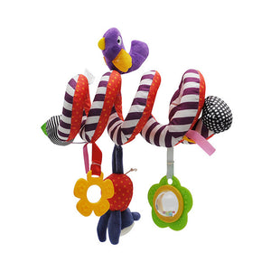 Baby Spiral Car Seat Toy, Keeps Baby Busy, Hanging Rattling Toy For Baby Stroller or Crib Cartoon Toy  for Newborns Toddlers