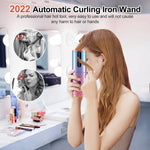 Professional Iron Hair Curler USB Rechargeable Rotating Hair Styling Tools