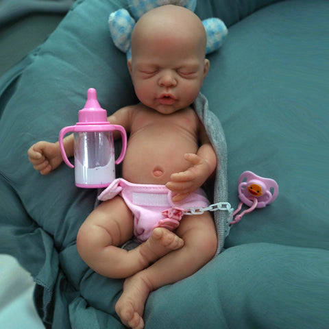 Reborn Baby Doll 12-Inch Lifelike Soft Touch Newborn Preemie Toddler Girl Boy Realistic Gift