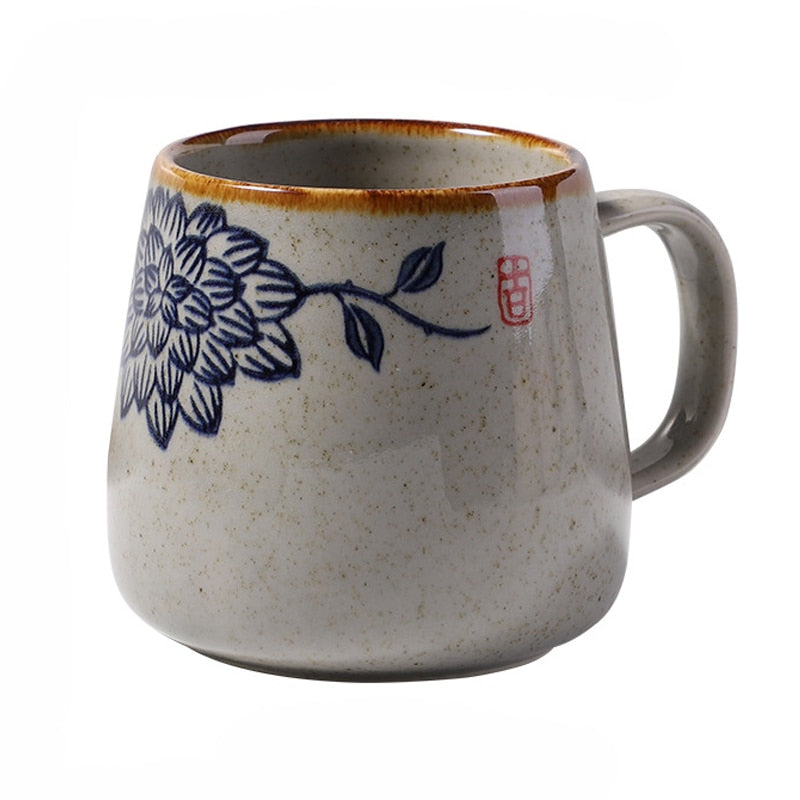 Unique Japanese Retro Style Cup Ceramic Mug